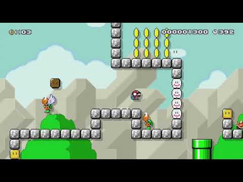 snake by Jagaimo - Super Mario Maker - No Commentary 1bt