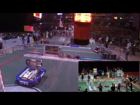 2016 Championship QF4-2 Hopper match (drive team perspective) : FRC Team #971 Spartan Robotics