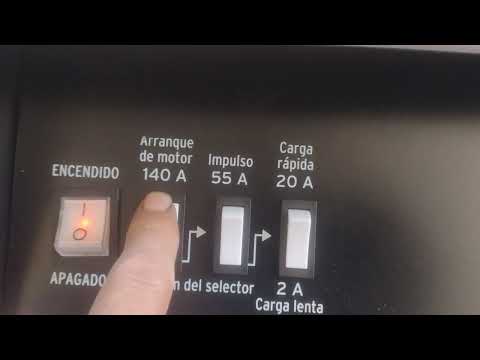 How the Truper 13028 battery charger works