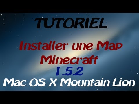 comment installer une map minecraft sur mac os x