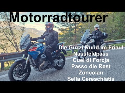 Motorcycle touring - Moto Guzzi´s of Friuli - Nassfeld Pass - Cuel di Forcja - Passo Rest, Zoncolan