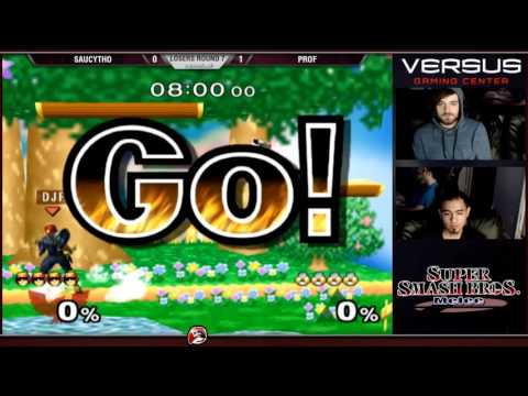 11/1/15 - Versus Melee Weekly - Losers R7 - Saucytho (Captain Falcon) Vs. Prof (Sheik)