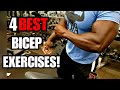4 Bicep Exercises For Massive Arms (DON'T SKIP THESE!!!)