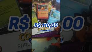 Abri a box de parceiros inicais. 8 booster de Heróis Excelsos. #pokemon #pokemoncards #booster