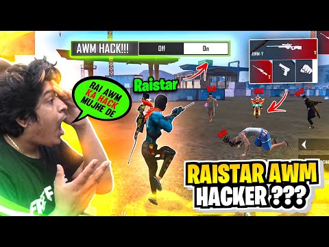 Raistar First Time AWM GamePlay 1 🆚 3 Hacker Exposed In Free Fire
