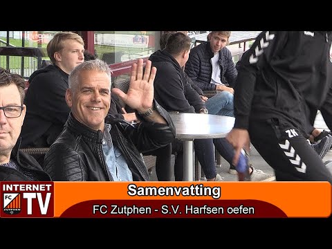 Oefenwedstrijd FC Zutphen  - sv Harfsen (9-1)