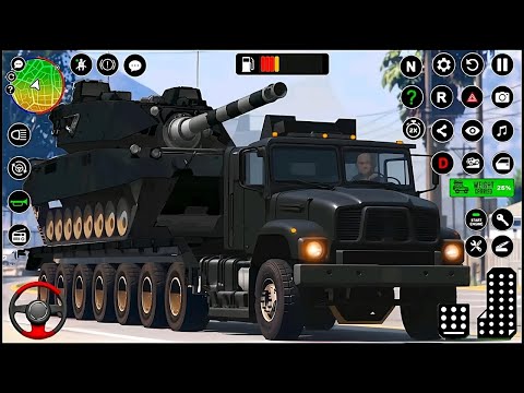 US Army Cargo Truck Driving Simulator 3D - Army Truck Soldier Transport - Android GamePlay