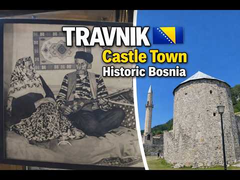 TRAVNIK 🇧🇦 Historic Town in Bosnia | Castle & Clock Towers