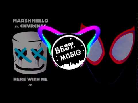 HERE WITH ME x SUNFLOWER [Mashup] - Marshmello, Post Malone, CHVRCHES, Swae Lee