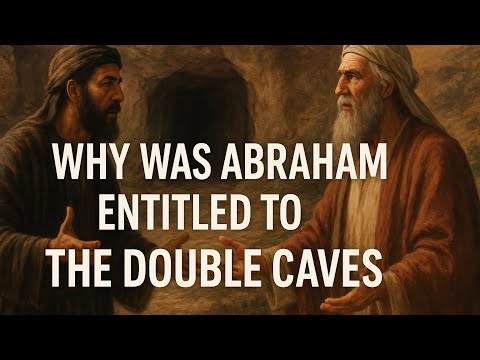 Why was Abraham entitled to the double cave ? Adam! Chayei Sarah. The life of Sarah. The Bible 5:1