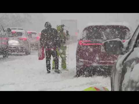 California Winter Storm: I-80 impacts, flooding and thunderstorms - 5 p.m. update