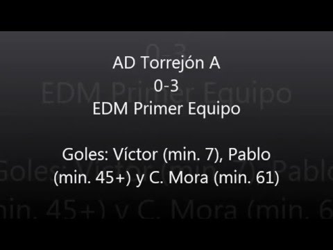 Goles del partido AD Torrejón A 0-3 EDM Primer Equipo