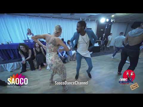 Tamba Salsaché Hissirou & Kristina Bolbat Salsa Dancing at 3 Front Relax in Hotel Don-Plaza 04.08.19