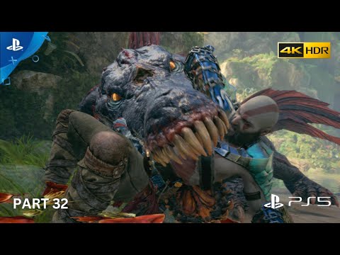 GOD OF WAR RAGNAROK PS5 Walkthrough Gameplay Part 32 - FISKE (FULL GAME)