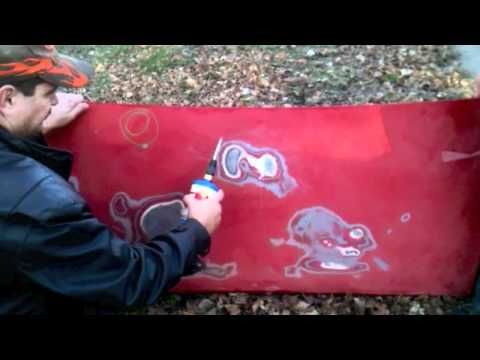 Dent Repair: How To Remove Mustang Car Dent Using Heat...