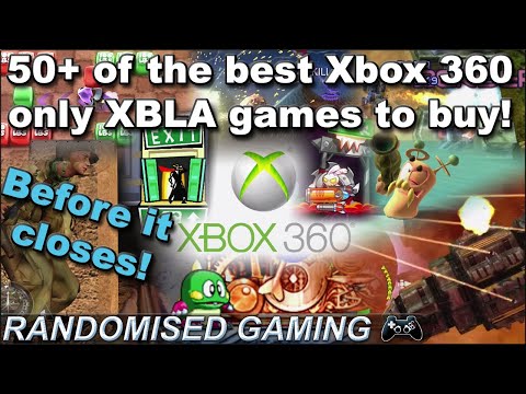 The best Xbox 360 XBLA only games to get before and after the shutdown! Over 50 games & Kinect ones!