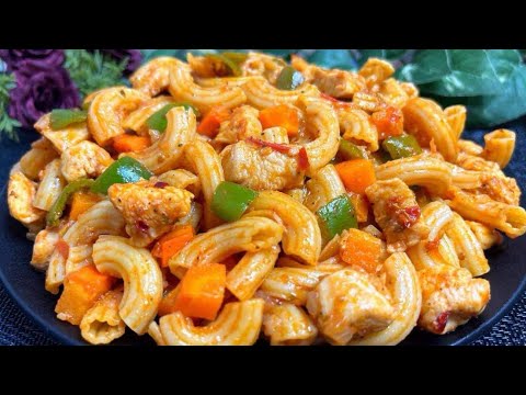 Spicy Vegetable Macaroni: Quick & Easy Pasta Recipe!