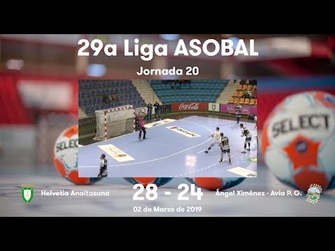 LIGA ASOBAL J20: Helvetia Anaitasuna - Ángel Ximénez - Avia P. G. 28-24