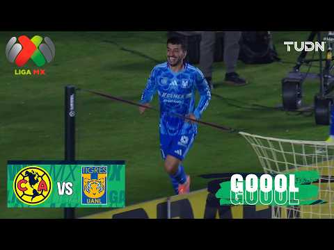 ¡ES GOLEADA! Doblete de Ángel Correa - América 1-4 Tigres | Liga MX - J8 CL2026 | TUDN