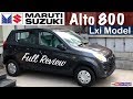 Maruti Alto 800 2017 Lxi Model Interior,Exterior,Features Review