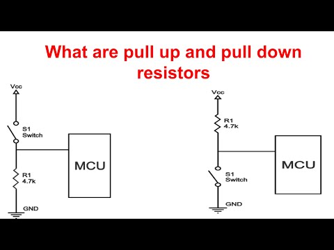 Pull up and pull down resistors explained