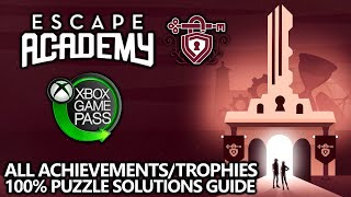 Escape Academy - All Achievements/Trophies Walkthrough - 100% Puzzle Solution Gu