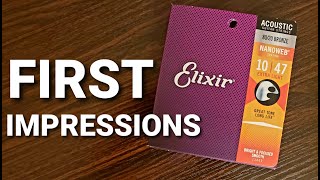 Video thumbnail for Elixir Nanoweb 80/20 Extra Light Acoustic Strings - First Impressions by Jake Pool Music