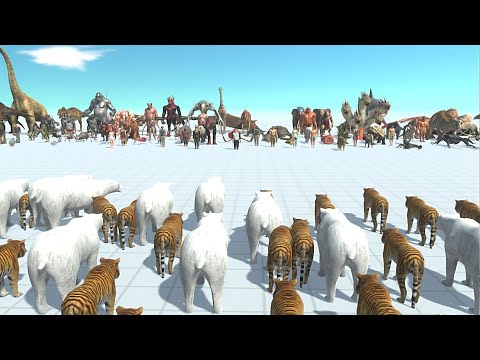TIGER & POLAR BEAR VS FACTION similliar price - Animal Revolt Battle Simulator