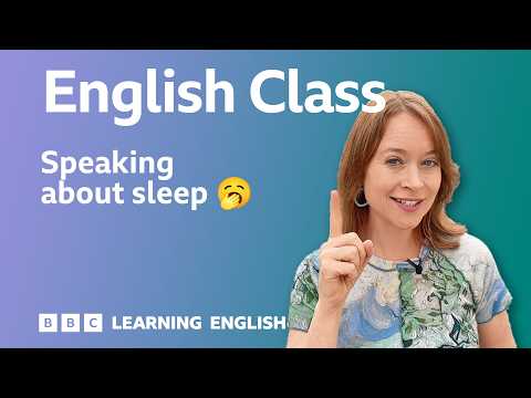 Idioms and vocabulary to talk about sleep: 💤 Live English Class