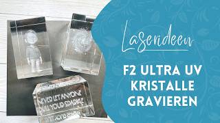 💎 3D-Gravur in Kristallen?! Der xTool F2 Ultra UV macht's möglich!