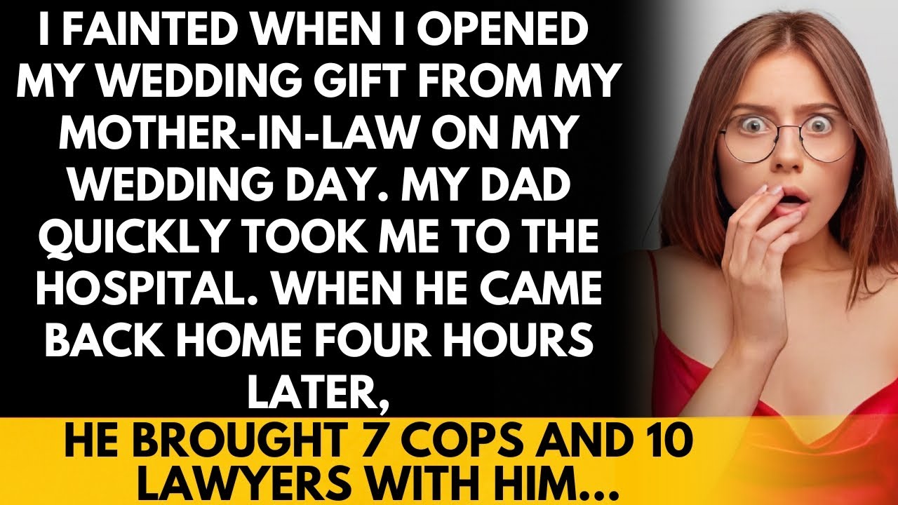 I fainted when I unwrapped my wedding gift from my mother-in-law on my wedding day...