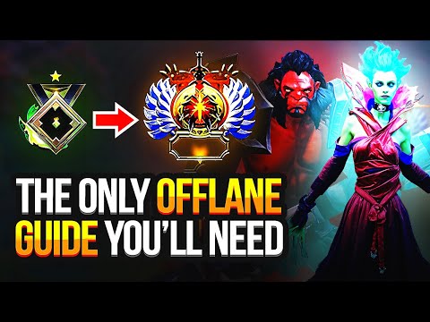 How to Play Offlane & get IMMORTAL - Advanced Offlane Guide Dota 2