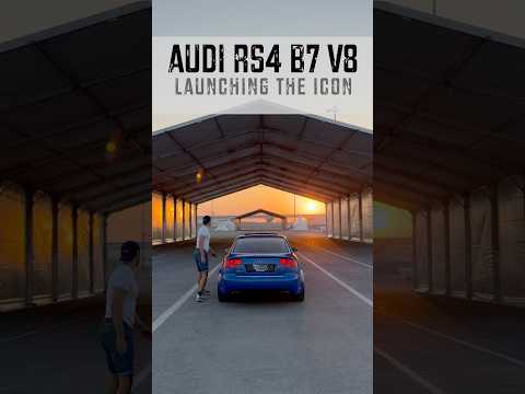 Launching an icon - Audi RS4 B7 V8 manual | #audi #rs4 #vintage