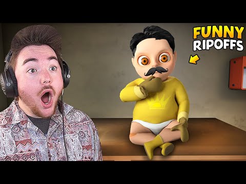 MORE BABY IN YELLOW RIPOFFS… (he has a mustache now lol)