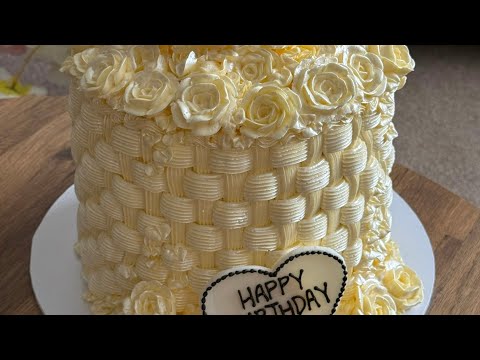 The most BEAUTIFUL 50th birthday cake🥹🤍✨