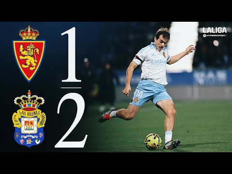 RESUMEN | Real Zaragoza 1-2 Las Palmas | LaLiga Hypermotion