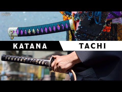 What are the Differences Between Katana & Tachi? About Naginata, Tanto, Wakizashi, ＆ Odachi