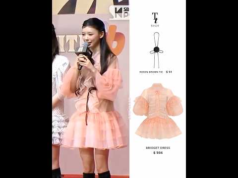 illit's dresses | 2025 SBS Gayo Daejeon Red Carpet #dress #kpop #idol
