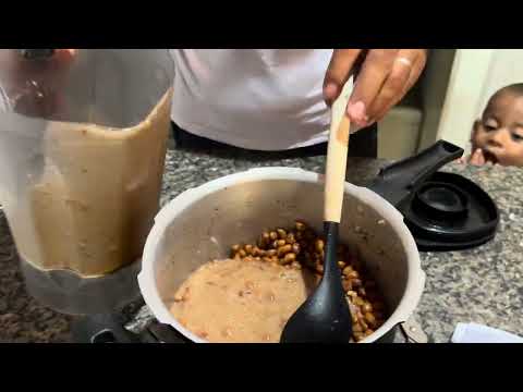 Preparando o nosso almoço de hoje