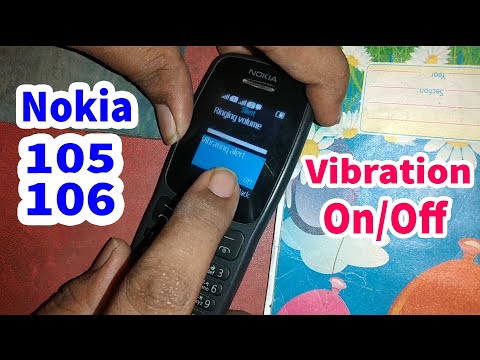 Nokia 106, Nokia 105 Vibration Turn On/Off, Vibrate Mode Unable Or Disable Nokia 105, 106