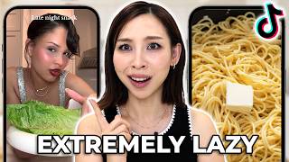 I Tried the LAZIEST Viral Recipes on the Internet