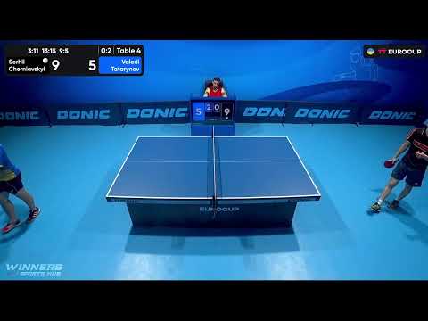 09:55 Serhii Cherniavskyi - Valerii Tatarynov 31.07.2023 TT Euro.Cup Ukraine Star. TABLE 4