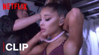 Ariana Grande Quick Outfit Change Backstage (Netflix Documentary)