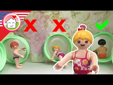 Playmobil English Don’t Pick the Wrong Slide - Slide Park - The Hauser Family