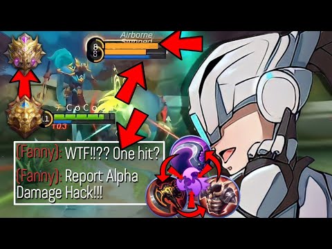 THIS NEW BROKEN ONE SHOT ALPHA BUILD WILL INSTANT DELETE YOUR ENEMIES!! 🔥TRUE DAMAGE HACK? | MLBB
