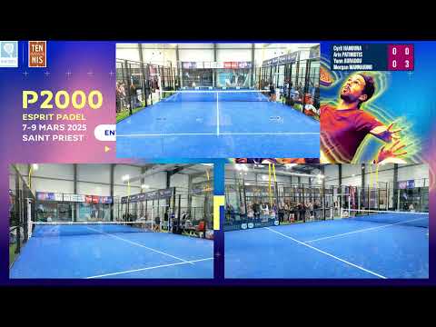 P2000 Lyon – 16e – Cyril Hanouna / Aris Patiniotis vs Morgan Mannarino / Yann Auradou