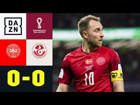 Trotz Großchancen, Eriksen und Co. nur mit Remis: Dänemark - Tunesien 0:0 | WM 2022 | DAZN