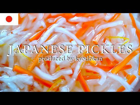 How to make Japanese traditional pickles(vegan). Refreshing and tasty!