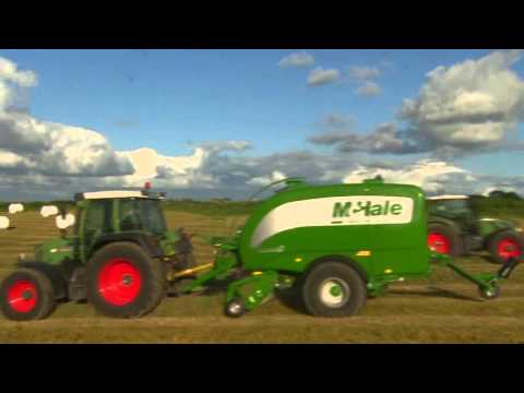 McHale Fusion 3 Integrated Baler Wrapper- New for the Irish Ploughing Championships. Irish Launch