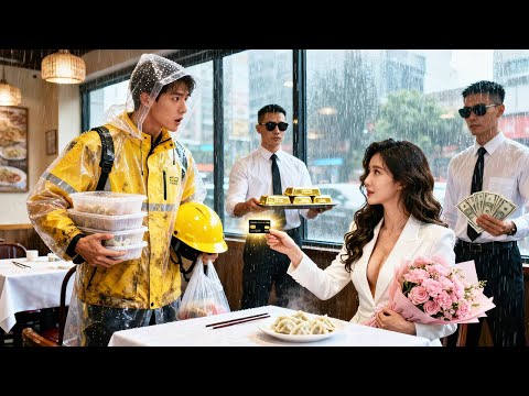 Poor guy delivered food to the wrong table,beauty stop him:"Marry me,get $50M,or you can't leave!"